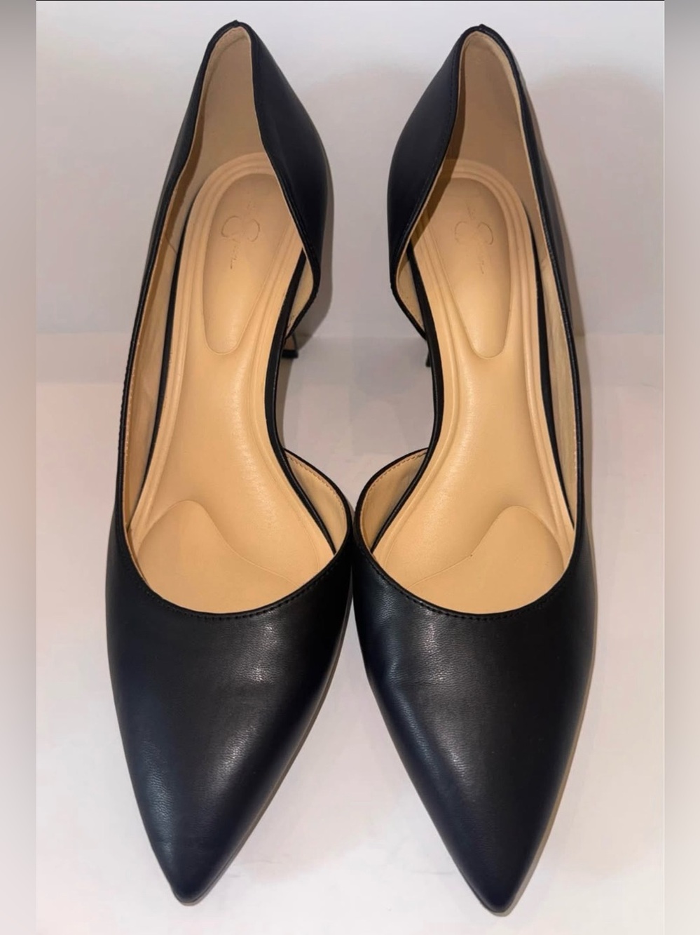 Women’s Jessica Simpson Black Pointy Toe Stiletto Heels, size 12 - Picture 4 of 5